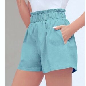 Automet High Wasted Linen Short - Size M - NWT